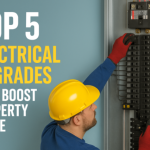 Licensed electrician upgrading electrical panel in Ottawa home