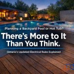 Planning a backyard pool or hot tub in Ottawa with updated Ontario electrical safety rules for bonding and installation.