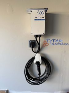 Residential EV charger installation Ottawa garage wiring